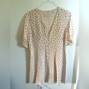 NWOT Madewell silk strawberry dress size 16.